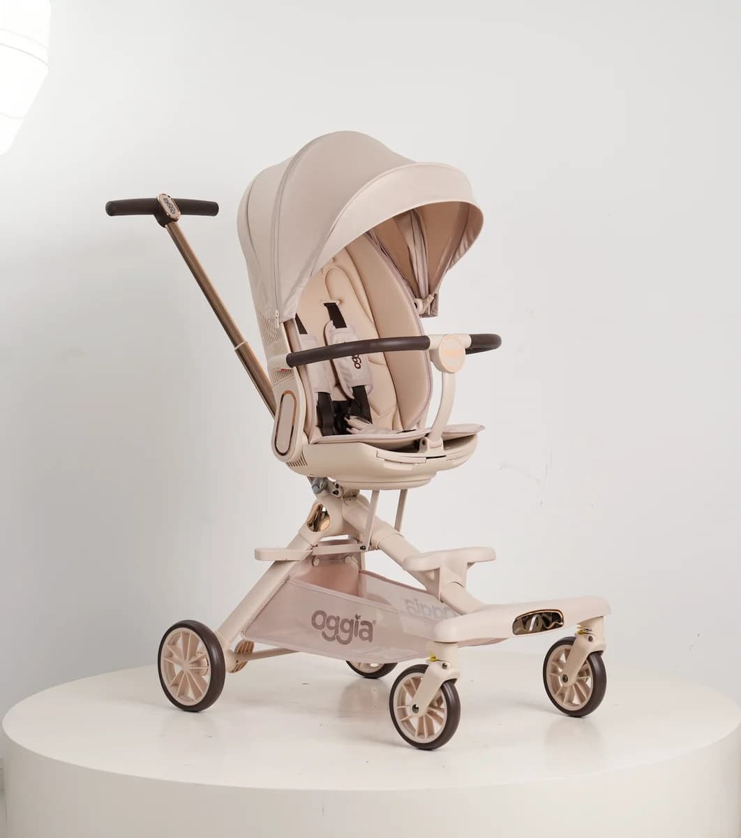 V16 Premium Bebek Arabası – Bej